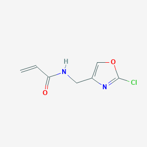 N-[(2-Chloro-1,3-oxazol-4-yl)methyl]prop-2-enamide