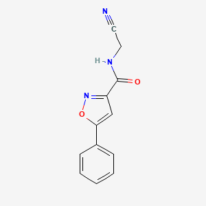 N-(cyanomethyl)-5-phenyl-1,2-oxazole-3-carboxamide