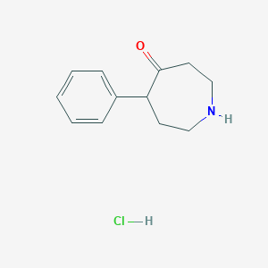 5-Phenylazepan-4-one;hydrochloride