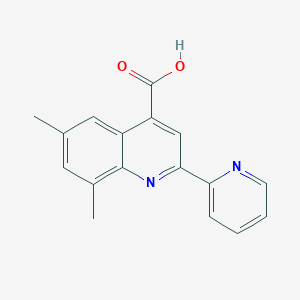 6,8-Dimethyl-2-pyridin-2-ylquinoline-4-carboxylic acid