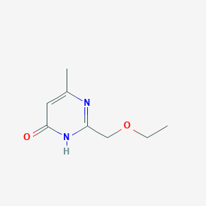 2-(Ethoxymethyl)-6-methyl-3,4-dihydropyrimidin-4-one