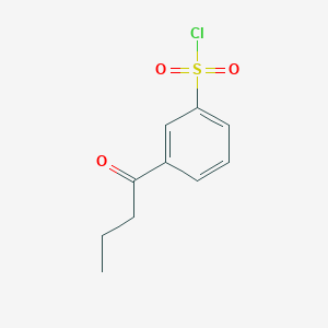 3-Butyrylbenzenesulfonyl chloride