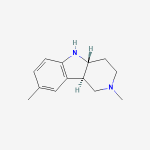 (4aR,9bR)-2,8-dimethyl-1,3,4,4a,5,9b-hexahydropyrido[4,3-b]indole