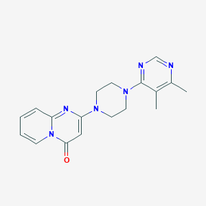 2-[4-(5,6-Dimethylpyrimidin-4-yl)piperazin-1-yl]pyrido[1,2-a]pyrimidin-4-one