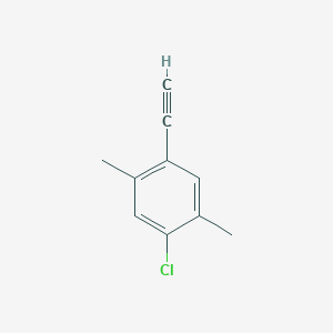 molecular formula C10H9Cl B2728694 1-氯-4-乙炔基-2,5-二甲基苯 CAS No. 2567504-13-4