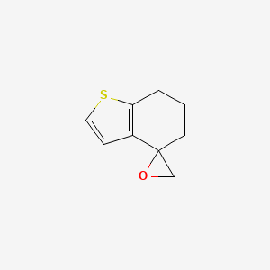 molecular formula C9H10OS B2728696 Spiro[6,7-dihydro-5H-1-benzothiophene-4,2'-oxirane] CAS No. 2248315-94-6