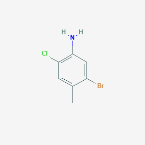 molecular formula C7H7BrClN B2728699 5-Bromo-2-chloro-4-methylaniline CAS No. 1067882-54-5