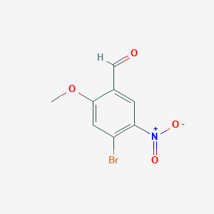 4-Bromo-2-methoxy-5-nitrobenzaldehyde