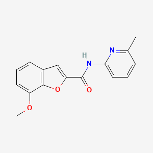 7-methoxy-N-(6-methylpyridin-2-yl)benzofuran-2-carboxamide