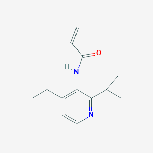 N-[2,4-Di(propan-2-yl)pyridin-3-yl]prop-2-enamide