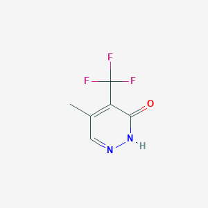 4-Methyl-5-(trifluoromethyl)-1H-pyridazin-6-one