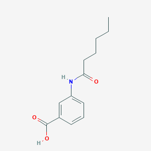 3-(Hexanoylamino)benzoic acid