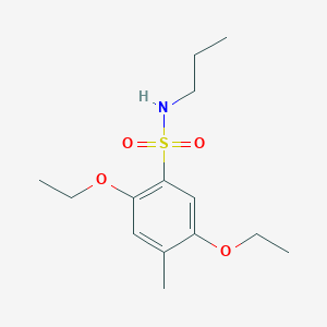 2,5-diethoxy-4-methyl-N-propylbenzenesulfonamide