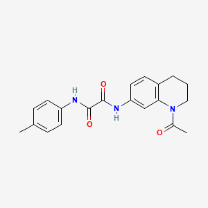 N'-(1-acetyl-3,4-dihydro-2H-quinolin-7-yl)-N-(4-methylphenyl)oxamide