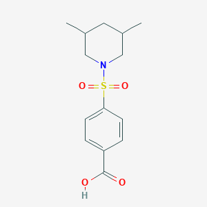 4-[(3,5-Dimethylpiperidin-1-yl)sulfonyl]benzoic acid