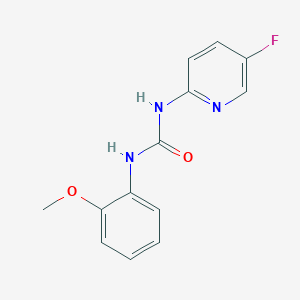 molecular formula C13H12FN3O2 B2728906 1-(5-Fluoropyridin-2-yl)-3-(2-methoxyphenyl)urea CAS No. 2327271-84-9