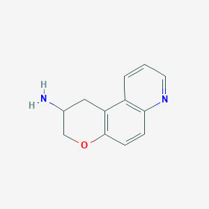 2,3-dihydro-1H-pyrano[3,2-f]quinolin-2-amine