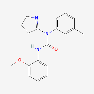 1-(3,4-dihydro-2H-pyrrol-5-yl)-3-(2-methoxyphenyl)-1-(m-tolyl)urea