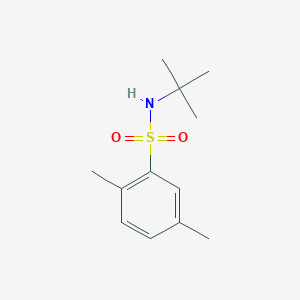 molecular formula C12H19NO2S B272899 N-tert-butyl-2,5-dimethylbenzenesulfonamide 