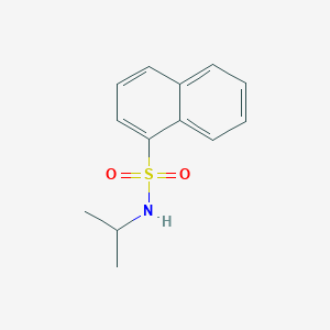 molecular formula C13H15NO2S B272904 N-isopropyl-1-naphthalenesulfonamide 