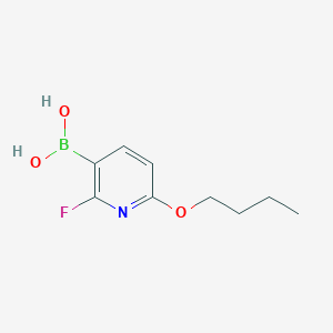 molecular formula C9H13BFNO3 B2729042 6-丁氧基-2-氟吡啶-3-硼酸 CAS No. 2096329-54-1