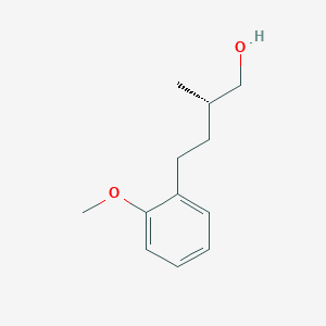 molecular formula C12H18O2 B2729052 (2S)-4-(2-Methoxyphenyl)-2-methylbutan-1-ol CAS No. 2248175-31-5