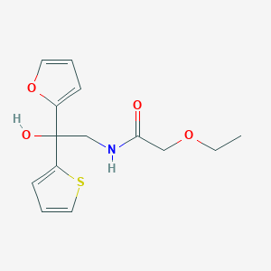 2-ethoxy-N-(2-(furan-2-yl)-2-hydroxy-2-(thiophen-2-yl)ethyl)acetamide