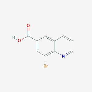 molecular formula C10H6BrNO2 B2729076 8-bromoquinoline-6-carboxylic Acid CAS No. 791632-21-8