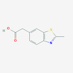 molecular formula C10H9NO2S B027291 2-Methylbenzothiazole-6-acetic acid CAS No. 103261-69-4