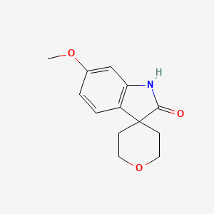 6-Methoxy-1H-spiro[indole-3,4'-oxane]-2-one