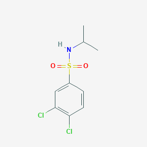 molecular formula C9H11Cl2NO2S B272915 3,4-dichloro-N-isopropylbenzenesulfonamide 