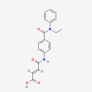 molecular formula C19H18N2O4 B2729165 (E)-4-{4-[(Ethylanilino)carbonyl]anilino}-4-oxo-2-butenoic acid CAS No. 941420-42-4