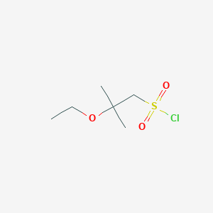 2-Ethoxy-2-methylpropane-1-sulfonyl chloride