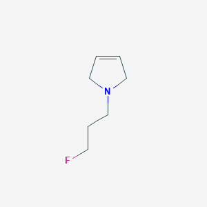 molecular formula C7H12FN B2729183 1-(3-Fluoropropyl)-2,5-dihydropyrrole CAS No. 2375274-03-4