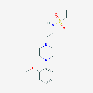 molecular formula C15H25N3O3S B2729189 N-(2-(4-(2-methoxyphenyl)piperazin-1-yl)ethyl)ethanesulfonamide CAS No. 1210660-67-5