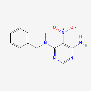 (6-Amino-5-nitropyrimidin-4-yl)methylbenzylamine