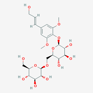 molecular formula C23H34O14 B2729228 Siringinoside CAS No. 115124-95-3