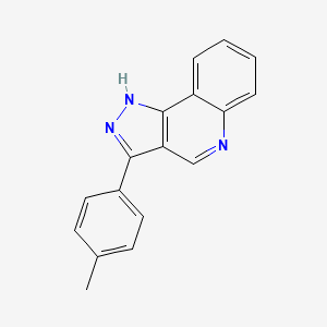 molecular formula C17H13N3 B2729283 3-(4-甲基苯基)-1H-吡唑并[4,3-c]喹啉 CAS No. 1032002-06-4