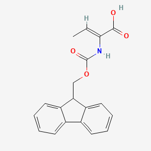 molecular formula C19H17NO4 B2729300 Fmoc-alpha,beta-dehydro-2-abu-oh CAS No. 1427270-68-5; 198545-98-1