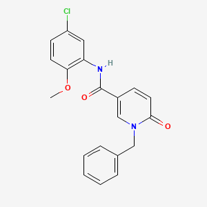 1-benzyl-N-(5-chloro-2-methoxyphenyl)-6-oxo-1,6-dihydropyridine-3-carboxamide