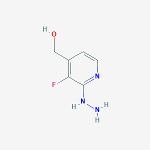 molecular formula C6H8FN3O B2729324 (3-Fluoro-2-hydrazinylpyridin-4-yl)methanol CAS No. 2402829-51-8