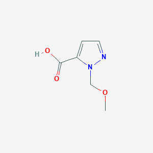 molecular formula C6H8N2O3 B2729342 1-(甲氧甲基)-1H-吡唑-5-羧酸 CAS No. 2225144-78-3