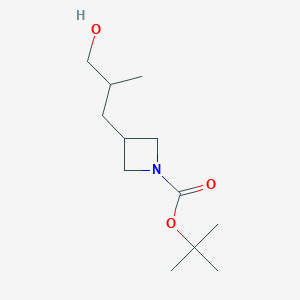 Tert-butyl 3-(3-hydroxy-2-methylpropyl)azetidine-1-carboxylate
