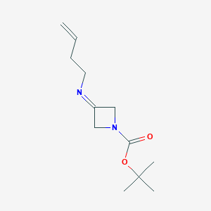 Tert-butyl 3-[(but-3-en-1-yl)imino]azetidine-1-carboxylate