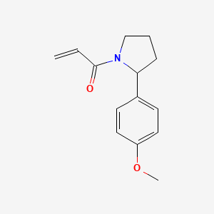 1-[2-(4-Methoxyphenyl)pyrrolidin-1-yl]prop-2-en-1-one