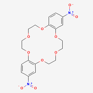 molecular formula C20H22N2O10 B2729421 cis-4,4'-Dinitrodibenzo-18-crown-6 CAS No. 32082-46-5