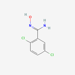 molecular formula C7H6Cl2N2O B2729427 2,5-Dichloro-N-hydroxy-benzamidine CAS No. 872362-65-7