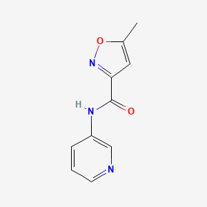 molecular formula C10H9N3O2 B2729436 5-甲基-N-(3-吡啶基)-3-异噁唑基羧酰胺 CAS No. 688051-09-4