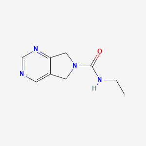 N-ethyl-5H-pyrrolo[3,4-d]pyrimidine-6(7H)-carboxamide