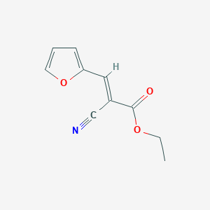 molecular formula C10H9NO3 B2729469 Ethyl 2-Cyano-3-(2-furanyl)acrylate CAS No. 23973-22-0; 67449-75-6